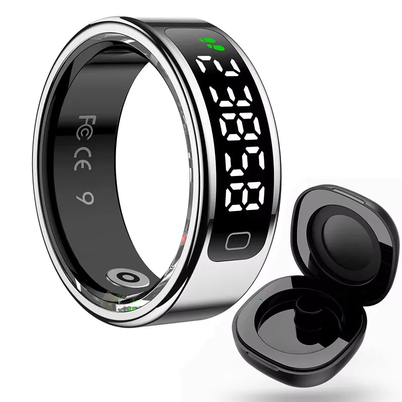 R11C Smart Ring — Monitor de Salud con Pantalla LED | Unisex