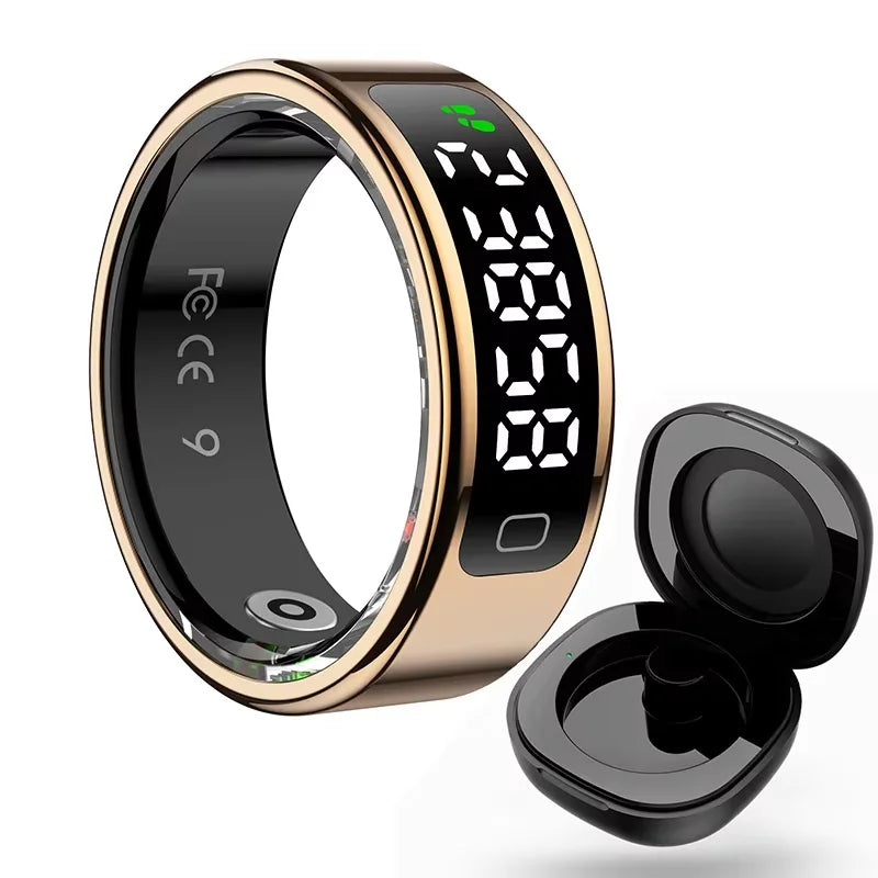 R11C Smart Ring — Monitor de Salud con Pantalla LED | Unisex